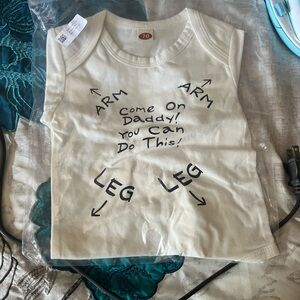 Funny new dad baby onesie
